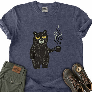 Grumpy Bear Coffee T-Shirt