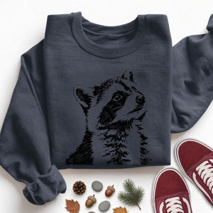 Curious Raccoon Sweatshirt
