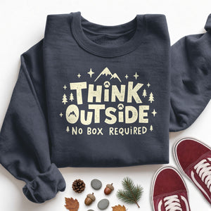 Think Outside No Box Sweatshirt