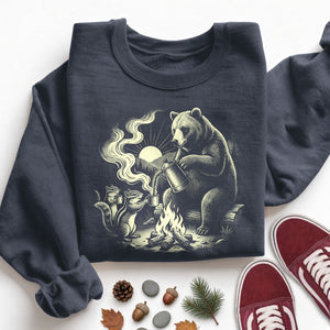 Bear Brews Camp Coffee Sweatshirt