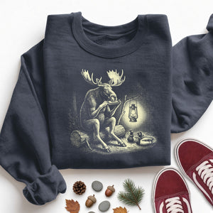Moose Harmonica by Lantern Sweatshirt
