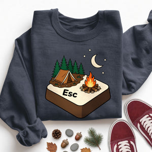 Escape Button Sweatshirt