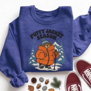 Puffy Jacket Season Sweatshirt