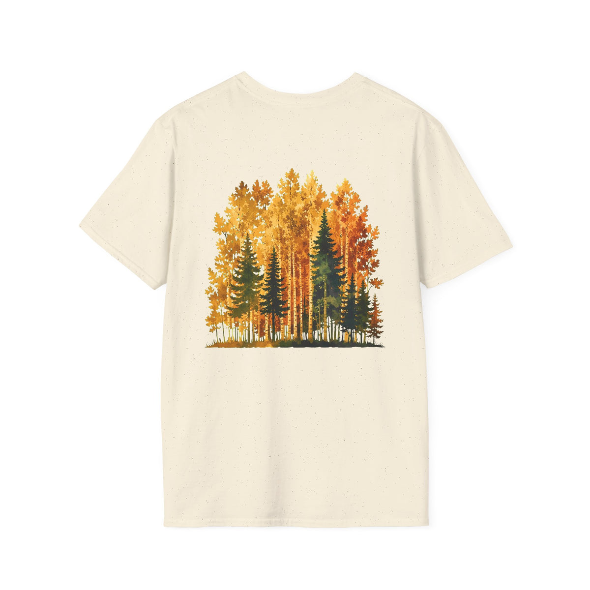 Autumn Larch Forest (Back Side) T-Shirt