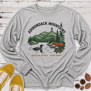 Adirondack Mountains Long Sleeve Tee