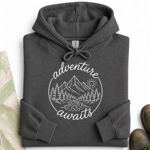 Adventure Awaits River Hoodie