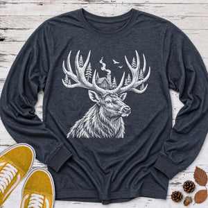 Antler Cabin Long Sleeve Tee