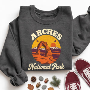 Arches Sunset Circle Sweatshirt
