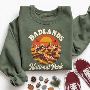 Badlands Sunset Circle Sweatshirt