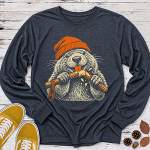 Beanie Beaver Long Sleeve Tee