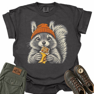Beanie Red Squirrel Comfort Colors T-Shirt