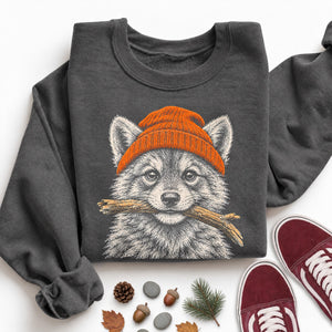 Beanie Wolf Pup Sweatshirt