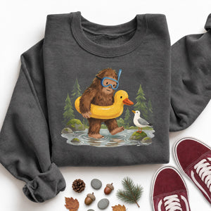 Bigfoot Duck Float Pond Sweatshirt