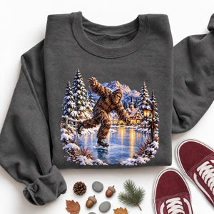 Bigfoot Ice Skating Sweatshirt