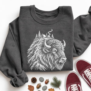 Bison Campsite Sweatshirt
