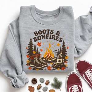 Boots and Bonfires Sweatshirt