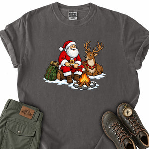 Campfire Santa T-Shirt