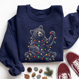Christmas Lights Bear Sweatshirt
