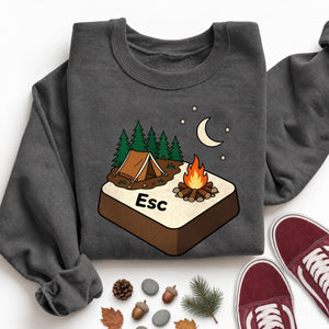 Escape Button Sweatshirt