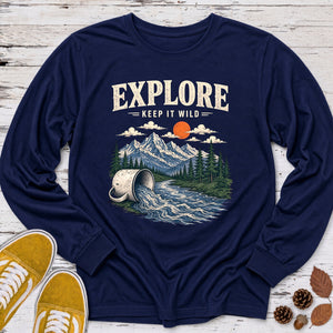 Explore Mug Long Sleeve Tee