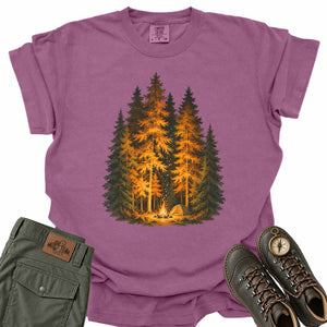 Fireside Larches Comfort Colors T-Shirt