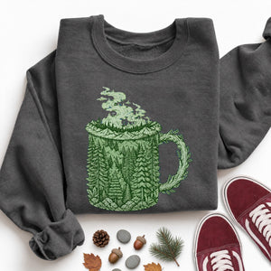 Forest Camp Mug Sweatshirt