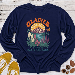 Glacier Wildflower Arch Long Sleeve Tee