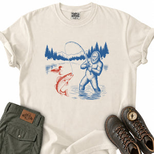 Gone Fishin' Squatch T-Shirt