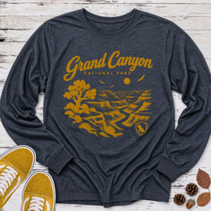 Grand Canyon Sketch Long Sleeve Tee