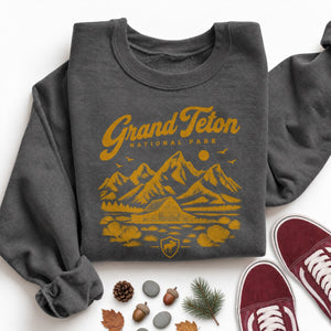 Grand Teton Sketch Sweatshirt