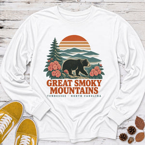 Great Smoky Sunset Long Sleeve Tee
