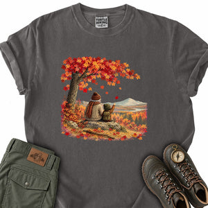 Hiking Grandma and Kid T-Shirt