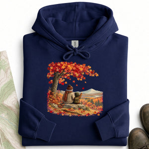Hiking Grandma and Kid Hoodie