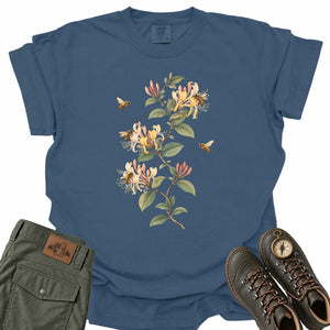 Honeysuckle Bees Comfort Colors T-Shirt