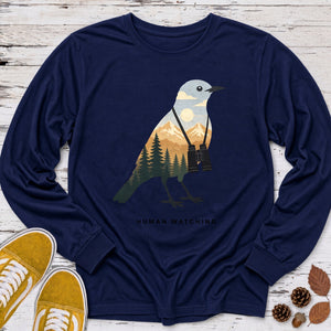 Human Watching Long Sleeve Tee