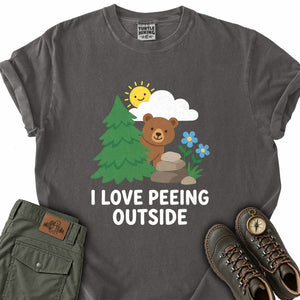I Love Peeing Outside T-Shirt (2)