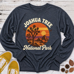 Joshua Tree Sunset Circle Long Sleeve Tee