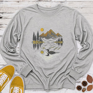Loon Lake Reflections Long Sleeve Tee