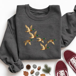 Mallards in Flight Sweatshirt