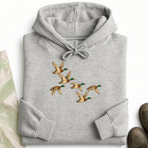 Mallards in Flight Hoodie