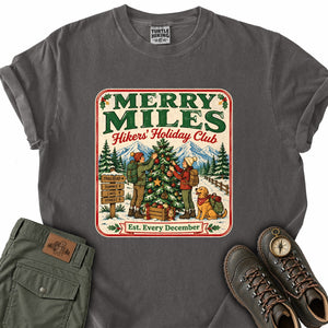 Merry Miles Hikers Holiday Club T-Shirt