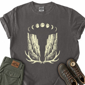 Moon Phases Canyon Antler T-Shirt