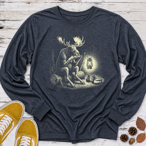 Moose Harmonica by Lantern Long Sleeve Tee