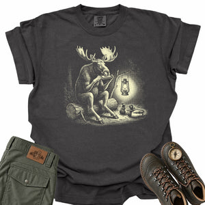Moose Harmonica by Lantern Comfort Colors T-Shirt