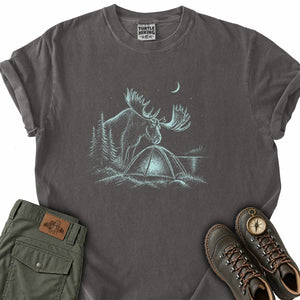 Moose Tent Visit T-Shirt