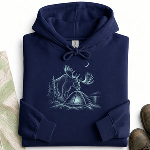 Moose Tent Visit Hoodie