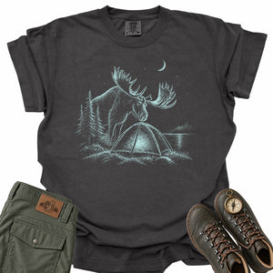 Moose Tent Visit Comfort Colors T-Shirt