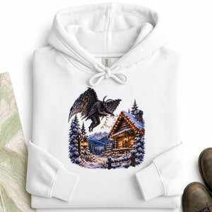 Mothman Hangs the Lights Hoodie