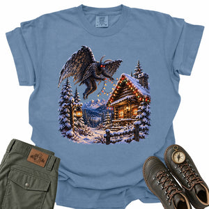 Mothman Hangs the Lights Comfort Colors T-Shirt