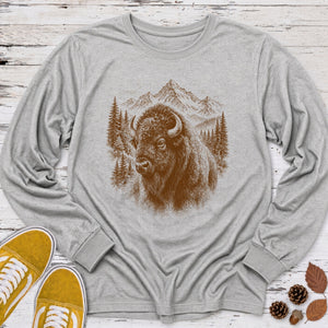 Mountain Bison Long Sleeve Tee